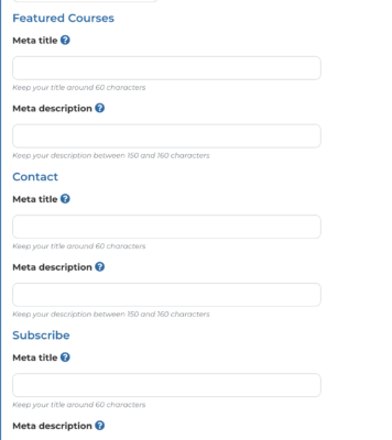 System-specific page meta tags - SubHub platform